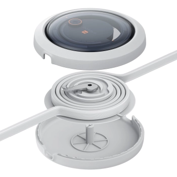  3w1 Kabel uniwersalny zwijany USB-C - Lightning / USB-C / micro USB 100W 1.1m - biały - zdj. dodatkowe 3