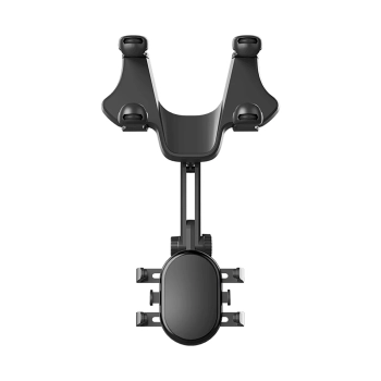  Uchwyt na telefon do samochodu na lusterko wsteczne ramię 18cm - czarny - zdj. dodatkowe 3