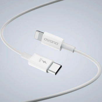  Ładowarka sieciowa GaN A30EUL 30W USB-A USB-C + kabel USB-C - Lightning - biała - zdj. dodatkowe 8