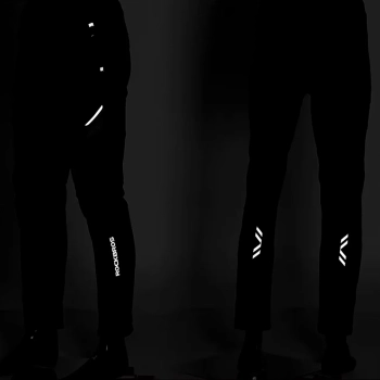  Spodnie sportowe wiatroszczelne Patrol kolarskie rowerowe trekingowe rozmiar M - czarne - zdj. dodatkowe 8