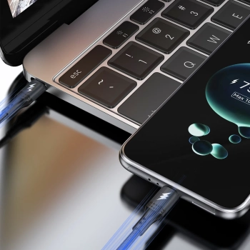  Kabel przewód z oplotem L3CC USB-C - USB-C 60W 2m - czarny - zdj. dodatkowe 1