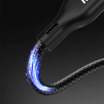  2w1 Kabel przewód z ładowarką do Apple Watch + wtyczka USB-C PD 60W - czarna - zdj. dodatkowe 2