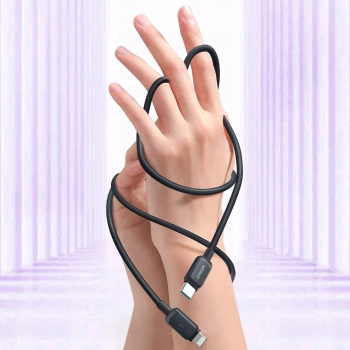  Kabel przewód Multi-Color Series A14 USB-C - iPhone Lightning 20W 1.2 m - czarny - zdj. dodatkowe 3