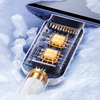  Kabel przewód Multi-Color Series A14 USB-A - USB-C 3A 1.2 m - biały - zdj. dodatkowe 5