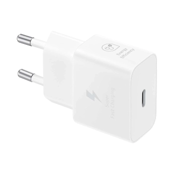  Ładowarka sieciowa GaN Samsung 25W SFC z kablem USB-C - biała - zdj. dodatkowe 1