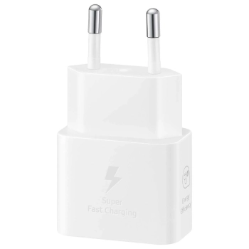  Ładowarka sieciowa GaN Samsung 25W SFC z kablem USB-C - biała - zdj. dodatkowe 2
