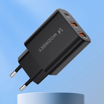  Ładowarka sieciowa 30W USB-C 2x USB-A - czarny - zdj. dodatkowe 4
