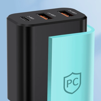  Ładowarka sieciowa 30W USB-C 2x USB-A - czarny - zdj. dodatkowe 8