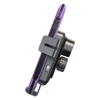  Uchwyt elektryczny z ładowarką indukcyjną 15W na deskę rozdzielczą - czarny - zdj. dodatkowe 4