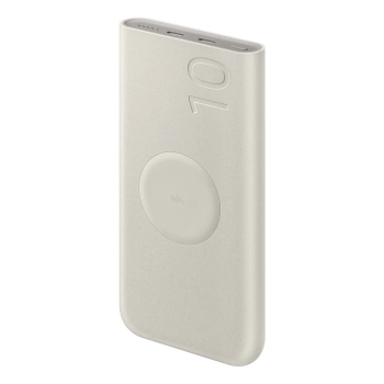  Powerbank indukcyjny Samsung 10000mAh 2x USB-C 25W SFC - beżowy - zdj. dodatkowe 1