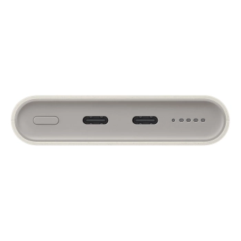  Powerbank indukcyjny Samsung 10000mAh 2x USB-C 25W SFC - beżowy - zdj. dodatkowe 4