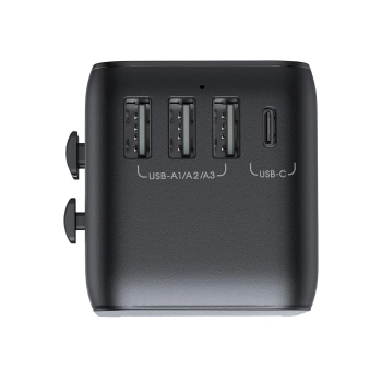  Ładowarka adapter podróżny uniwersalny 17W EU / US / UK / JP / AU / CN - czarny - zdj. dodatkowe 6