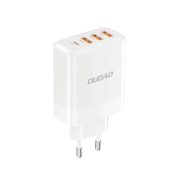 Ładowarka sieciowa 3x USB-A 1x USB-C PD 20W - biała
