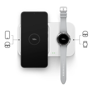  Ładowarka Samsung Wireless Charger Duo indukcyjna 15W - biała - zdj. dodatkowe 8