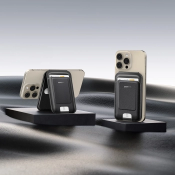  Portfel na karty Magnetic Wallet MagSafe z podstawką - czarny - zdj. dodatkowe 10