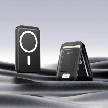  Portfel na karty Magnetic Wallet MagSafe z podstawką - czarny - zdj. dodatkowe 3