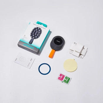  Uchwyt magnetyczny na telefon 4.7-7'' z przyssawkami na szybę lustro - czarno-pomarańczowy - zdj. dodatkowe 3