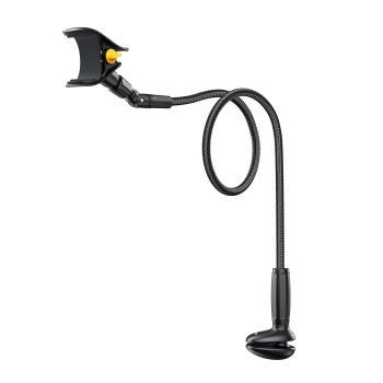  Uchwyt na telefon biurkowy z elastycznym ramieniem typu gęsia szyja - czarna - zdj. dodatkowe 2