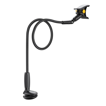  Uchwyt na telefon biurkowy z elastycznym ramieniem typu gęsia szyja - czarna - zdj. dodatkowe 3