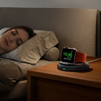  Ładowarka indukcyjna składana do zegarków Apple Watch - czarna - zdj. dodatkowe 6