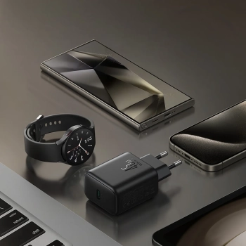 Ładowarka sieciowa 45W GaN do Samsung Ultra - czarna - zdj. dodatkowe 8