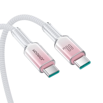  Kabel przewód Crystal-Clear Series 60W USB-C - USB-C 1.2m - biały - zdj. dodatkowe 6