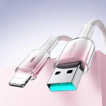  Kabel przewód Crystal-Clear Series 3A USB-A - iPhone Lightning 1.2m - biały - zdj. dodatkowe 8