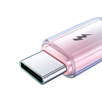  Kabel przewód Crystal-Clear Series 3A USB-A - USB-C 1.2m - biały - zdj. dodatkowe 5