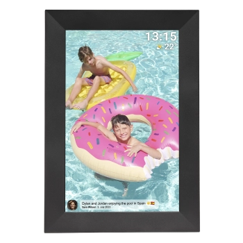  Ramka cyfrowa 10.1'' 16GB microSD WiFi Frameo PFF-1024B - czarna - zdj. dodatkowe 1