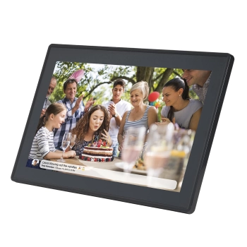  Ramka cyfrowa 15.6'' 8GB microSD WiFi głośnik MP4 AVI Frameo PFF-1514B - czarna - zdj. dodatkowe 2