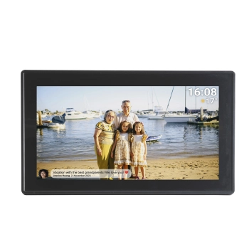  Ramka cyfrowa 15.6'' 16GB microSD WiFi głośnik MPEG4 Frameo PFF-1515B - czarna - zdj. dodatkowe 4