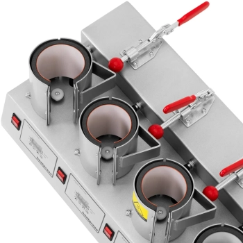  Prasa termotransferowa termiczna na 5 kubków LCD 250 C - zdj. dodatkowe 3
