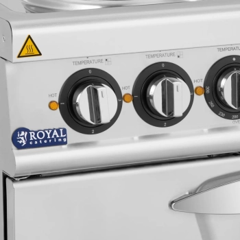  Kuchnia elektryczna z piekarnikiem 4 palniki 400 V 13.9 kW - zdj. dodatkowe 2