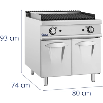  Grill lawowy na gaz propan / LPG / ziemny 2 x 8 kW 50-460 C - zdj. dodatkowe 6