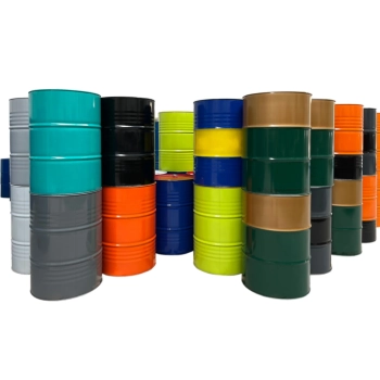 Beczka stalowa metalowa TH 216.5L z rowkami korki 3/4 i 2 w wieku - MIX KOLORÓW