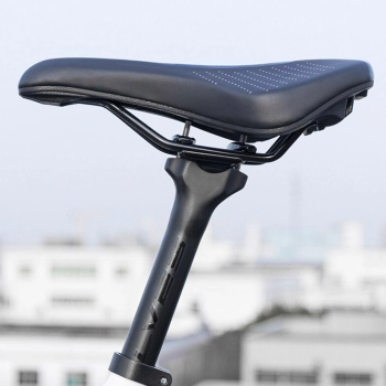  Siodełko rowerowe piankowe MTB z otworem anatomicznym - czarne - zdj. dodatkowe 2