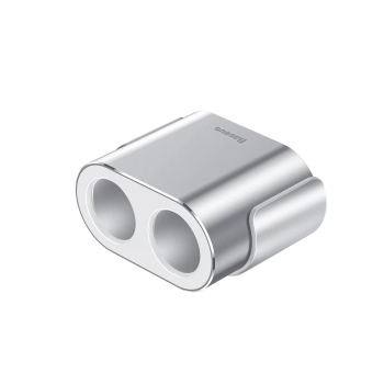  Rozdzielacz samochodowy 2x gniazdo zapalniczki 80W 2x USB-A 3.1A - srebrny - zdj. dodatkowe 4