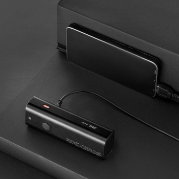  Lampka rowerowa przednia z funkcją latarki biała 600lm IPX6 USB-C - czarna - zdj. dodatkowe 5