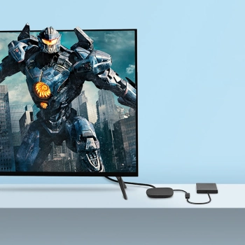  Przejściówka adapter micro USB (męski) - USB-A (żeński) OTG płaski 0.15m - czarny - zdj. dodatkowe 7