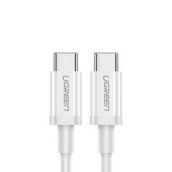 Kabel przewód USB-C - USB-C PD QC AFC 2m - biały