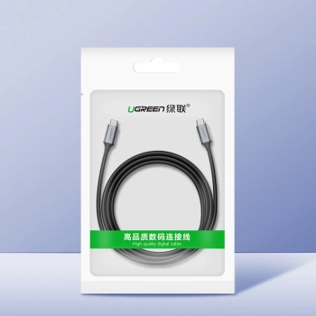  Kabel przewód USB-C 3.1 - USB-C 3.1 1.5m - szary - zdj. dodatkowe 1