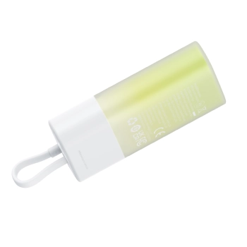  Powerbank Popsicle 5200mAh 20W z kablem Lightning 60W/20V/3A/30cm - biało-zielony - zdj. dodatkowe 5