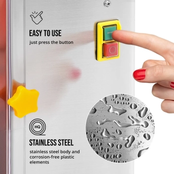  Wyciskarka automatyczna do pomarańczy 20 szt. / min 200 W - zdj. dodatkowe 5