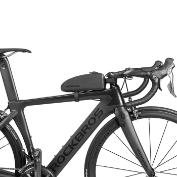  Torba rowerowa mocowana na ramę wodoodporna 1.5l AS-019 - czarna - zdj. dodatkowe 1