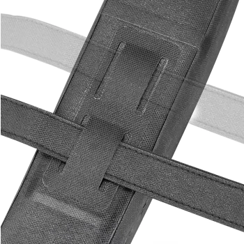  Torba rowerowa mocowana na ramę wodoodporna 1.5l AS-019 - czarna - zdj. dodatkowe 7