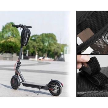  Torba rowerowa mocowana na kierownicę lub ramę 3l B62-1 - czarna - zdj. dodatkowe 9