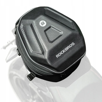  Torba motocyklowa plecak na kask mocowana na bak lub siedzeniu 35l - czarna - zdj. dodatkowe 3