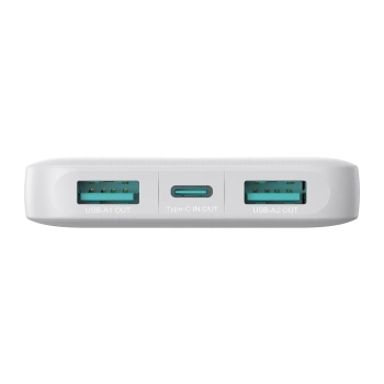  Powerbank JR-PBF12 10000mAh 2.4A 2x USB-A 1x USB-C - biały - zdj. dodatkowe 4