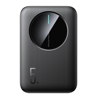 Powerbank JR-PBF13 5000mAh 2.4A 2x USB-A 1x USB-C - czarny