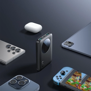  Powerbank JR-PBF13 5000mAh 2.4A 2x USB-A 1x USB-C - czarny - zdj. dodatkowe 9